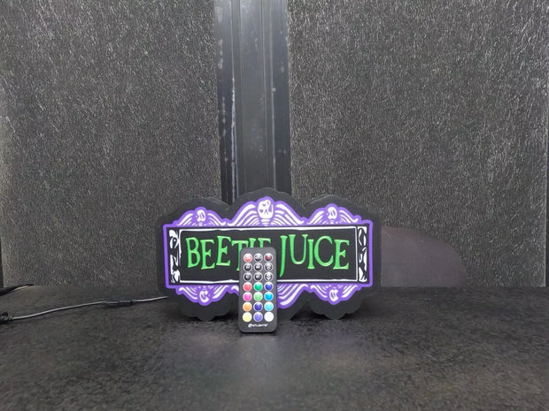 Beetlejuice Light Box - 25x17cm