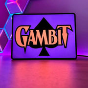 Gambit X-men Light Box - 25x17cm