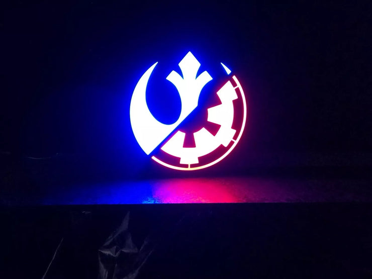 Star Wars Rebel Empire Light Box - 25x17cm