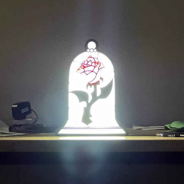 Beauty and the Beast Light Box - 25x17cm