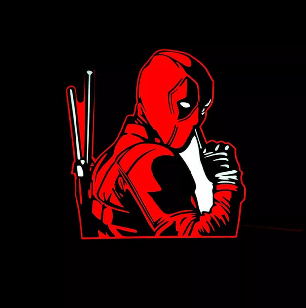 Deadpool Silent Light Box - 25x17cm