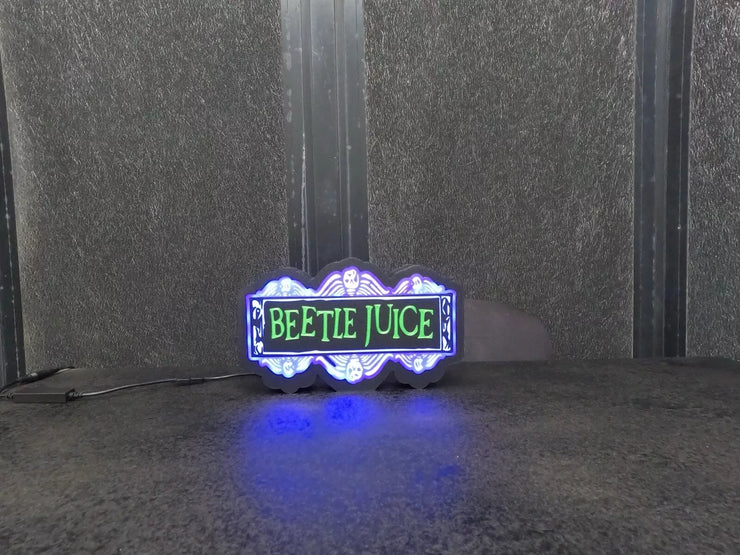 Beetlejuice Light Box - 25x17cm