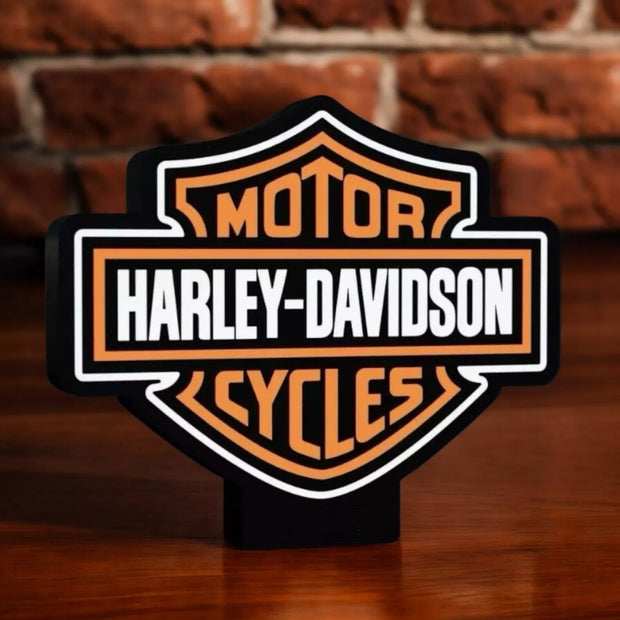 Harley Davidson  Light Box - 25x17cm