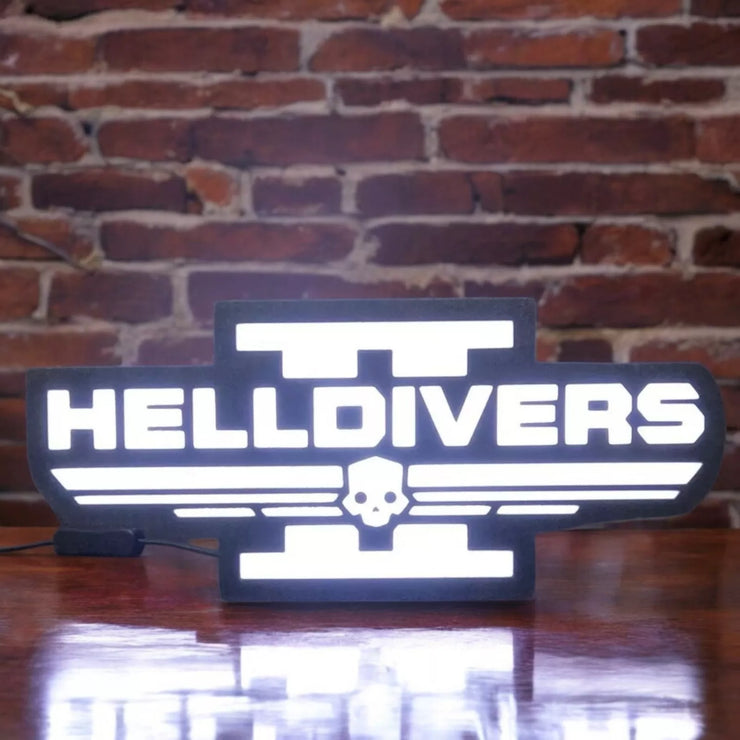 Helldivers Light Box - 25x17cm