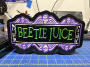 Beetlejuice Light Box - 25x17cm