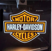 Harley Davidson  Light Box - 25x17cm